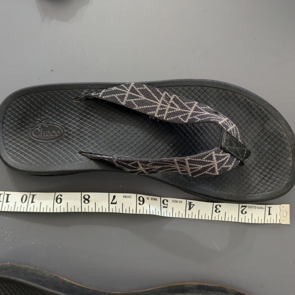 Chaco Black Playa Pro Flip Flops Men's Size 12****See Description - Picture 3 of 12